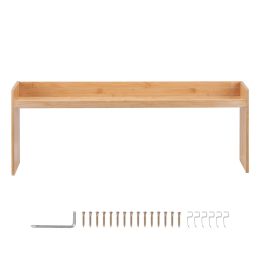 Over the Stove Shelf, Over Stove Spice Shelf for Kitchen Stove Top, Seasoning Shelves, Spice Organizer, Easy to Assemble Countertop Storage Solut