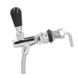 Beer Tap G5/8 Brass Stainless Steel Adjustable Good Sealing Beer Keg Faucet For Bars Hotels Restaurants (Option: Default)
