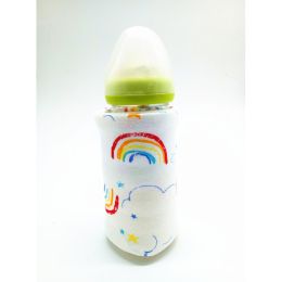 USB Milk Water Warmer Travel Stroller Insulated Bag Portable Baby Nursing Bottle Heater Cover Baby Food Warmer Bottle Warmer (Option: Rainbow)