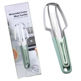 3in1 Watermelon Cutter (Option: Green)